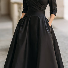Dahlia | Elegant Evening Dress with V-Neckline