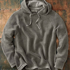 Willa | Soft Knitted Hoodie with Relaxed Hood - Grey