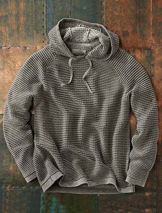 Willa | Soft Knitted Hoodie with Relaxed Hood - Grey