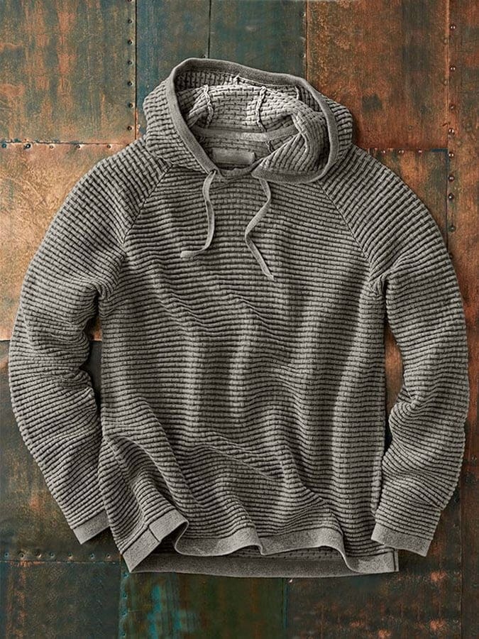 Willa | Soft Knitted Hoodie with Relaxed Hood - Grey