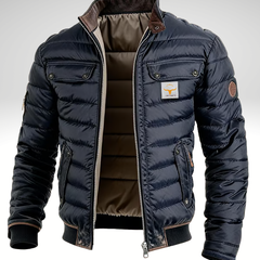 Graham | Quilted Puffer Jacket with Stand Collar