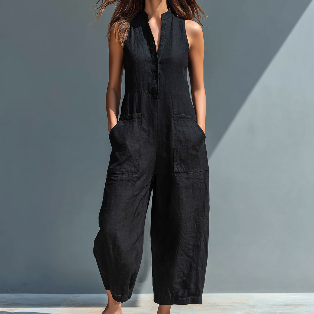 Harlow | Relaxed Linen Jumpsuit
