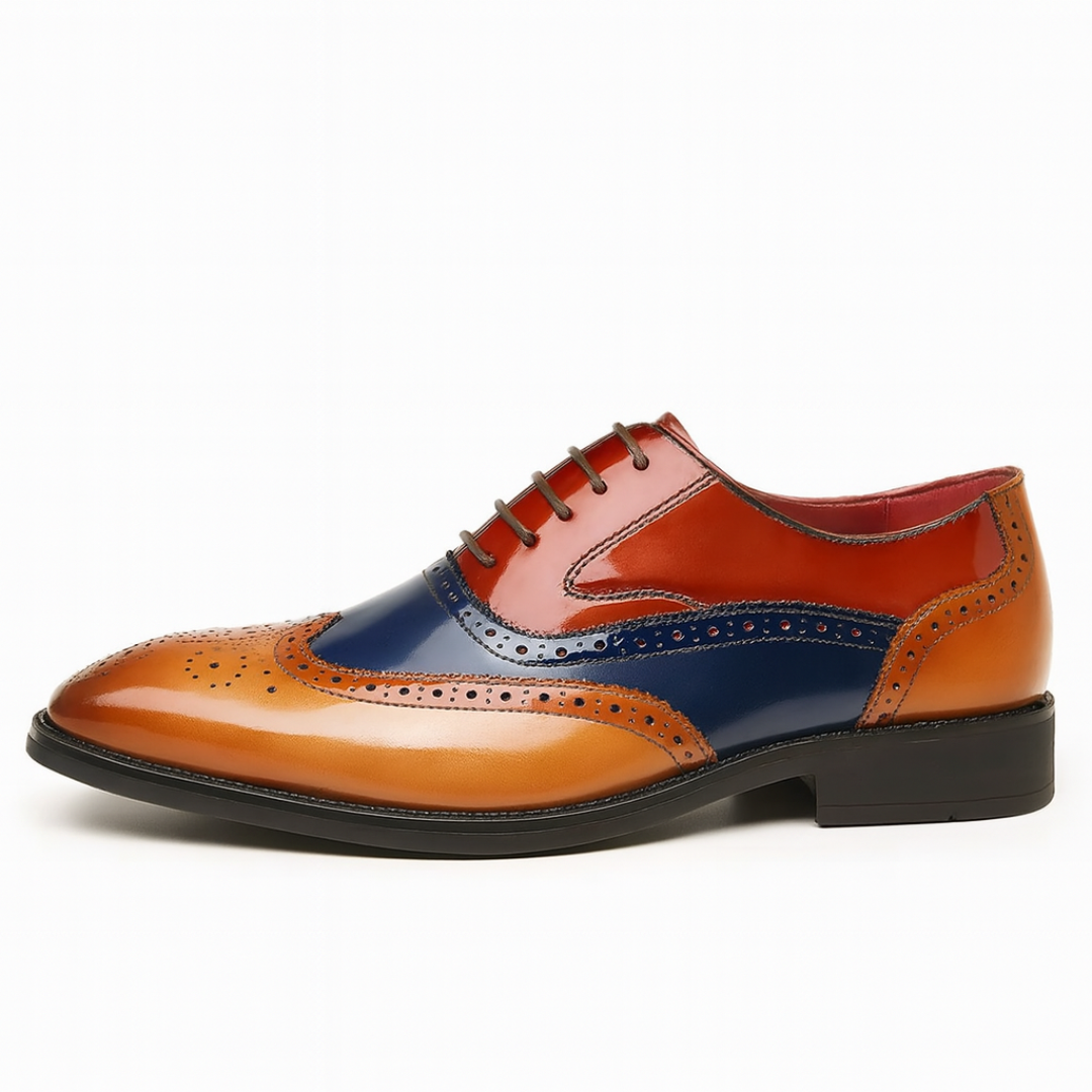 Edmund | Wingtip Brogues with Punched Detailing