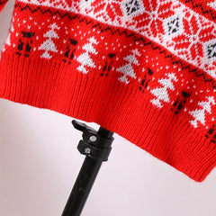 Rupert | Relaxed Nordic Jumper with Reindeer Pattern
