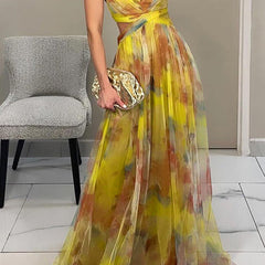 Honora | Flowing Maxi Dress with Floor-Length Skirt