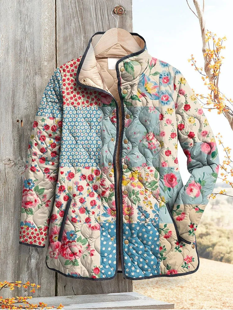 Blue-floral red