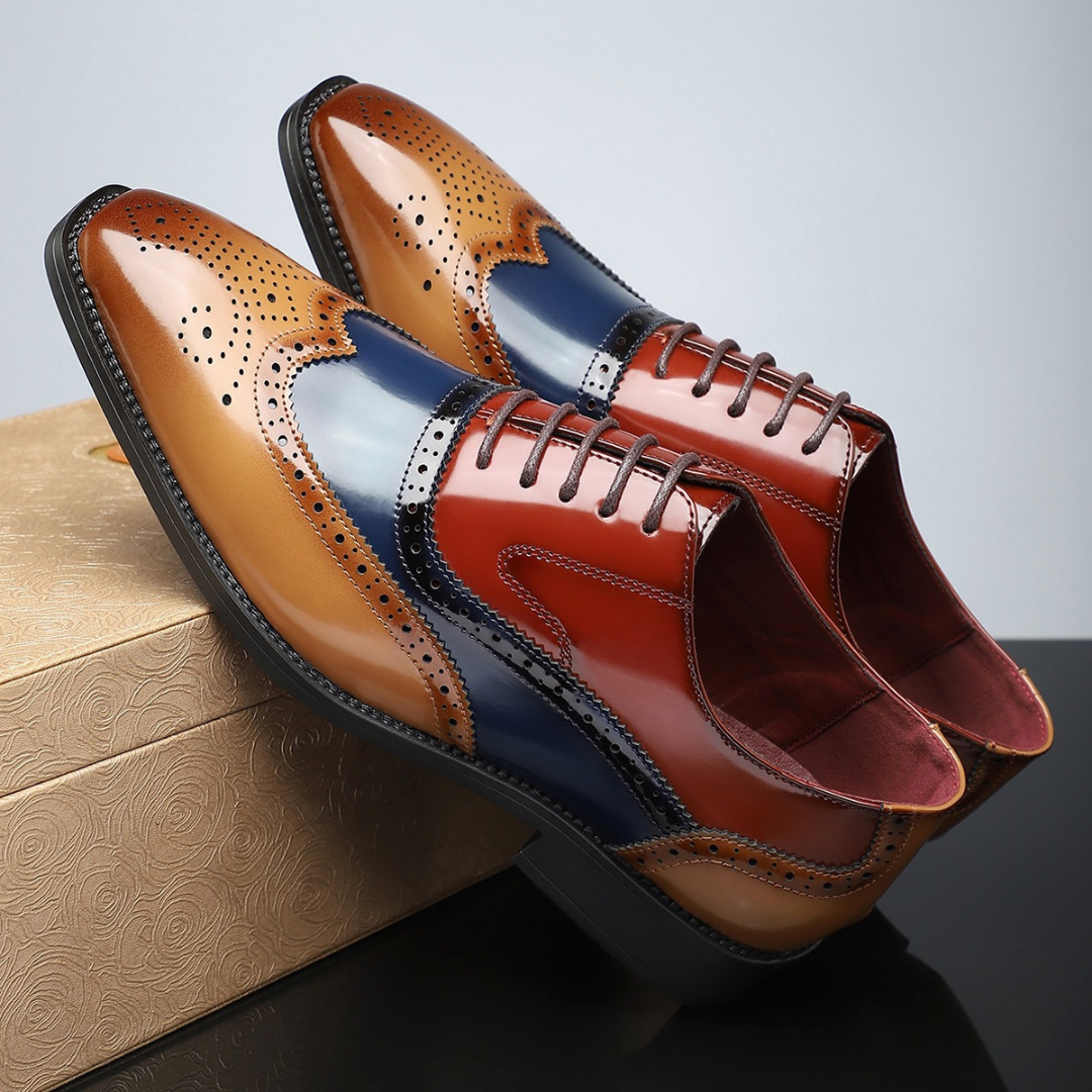 Edmund | Wingtip Brogues with Punched Detailing