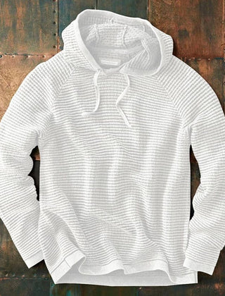 Willa | Soft Knitted Hoodie with Relaxed Hood - White