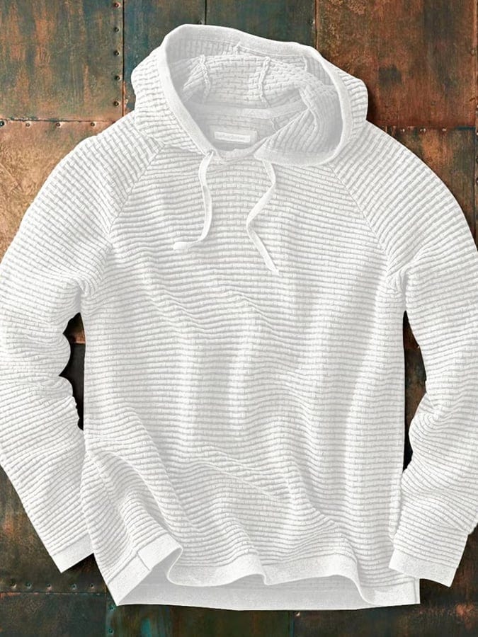 Willa | Soft Knitted Hoodie with Relaxed Hood - White