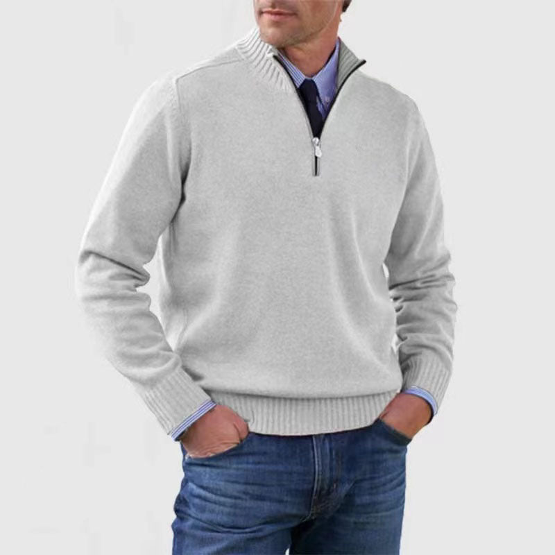 Matthew jumper in Grey White
