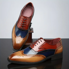 Edmund | Wingtip Brogues with Punched Detailing