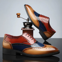 Edmund | Wingtip Brogues with Punched Detailing