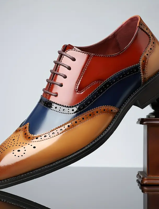 Edmund | Wingtip Brogues with Punched Detailing