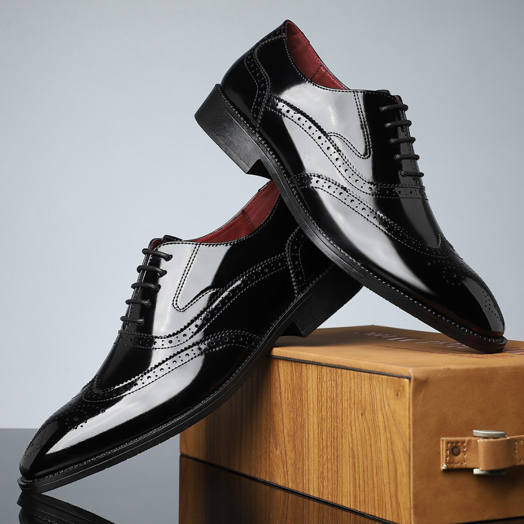 Edmund | Wingtip Brogues with Punched Detailing