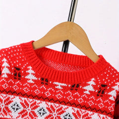 Rupert | Relaxed Nordic Jumper with Reindeer Pattern
