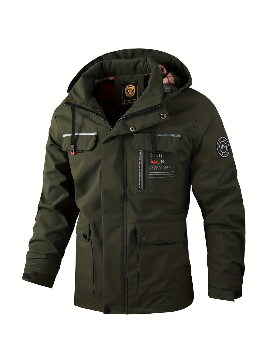Soren | Weatherproof Outdoor Jacket with Adjustable Hood