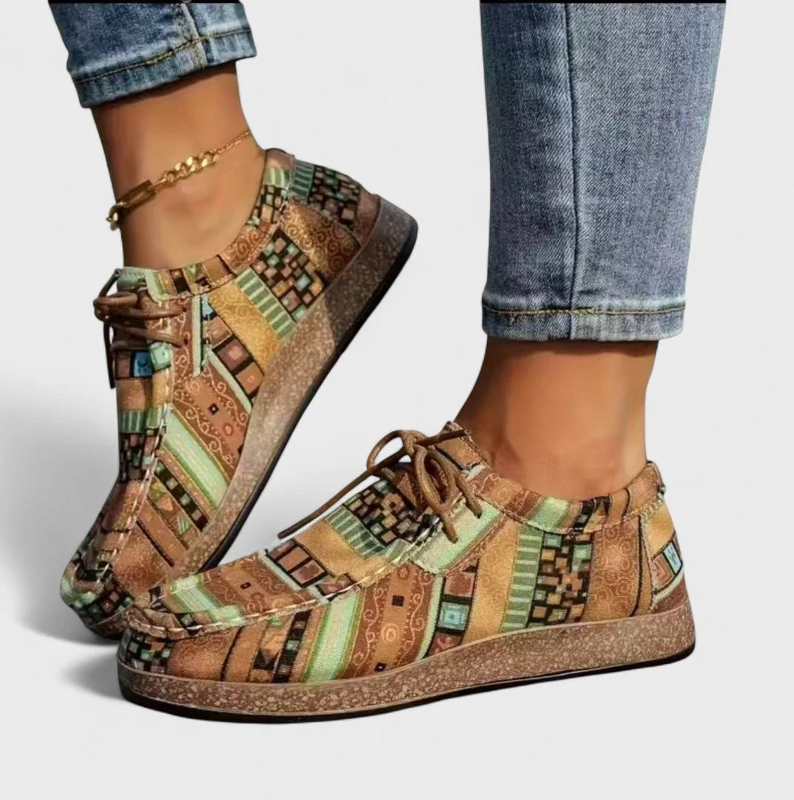 Coraline sneakers in Khaki
