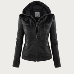 Dashiell Structured Biker Jacket - Black