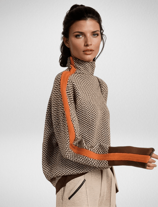 Delia – Orange Stripe