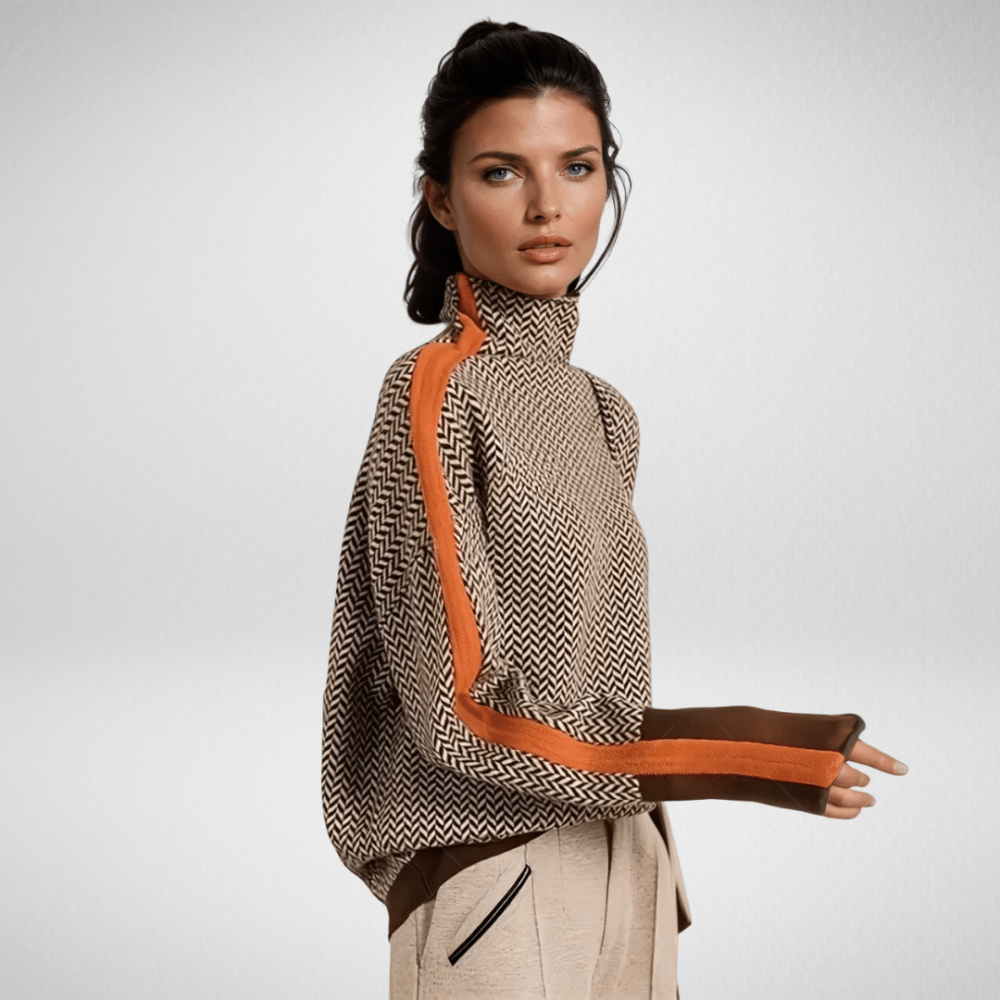 Delia – Orange Stripe