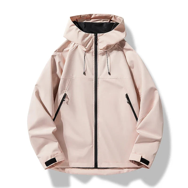 Finlay | All-Weather Shell Jacket with Adjustable Hood - Pink