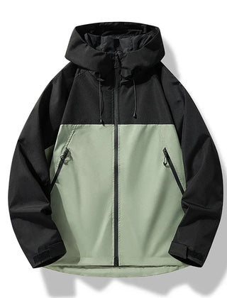 Finlay | All-Weather Shell Jacket with Adjustable Hood - Green
