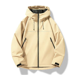 Finlay | All-Weather Shell Jacket with Adjustable Hood - Yellow