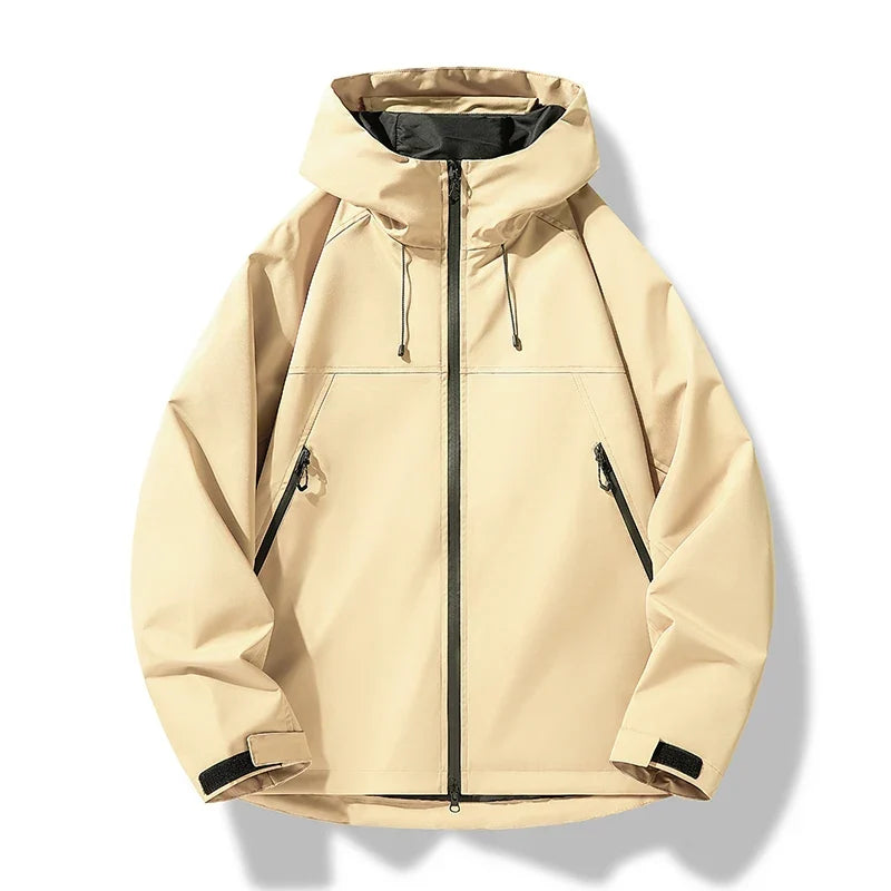 Finlay | All-Weather Shell Jacket with Adjustable Hood - Yellow