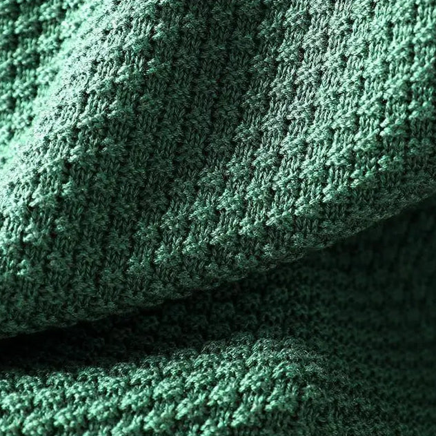Aurelia | Relaxed Textured Jumper with Ribbed Mock Neck
