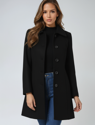 Rosamund coat in Black