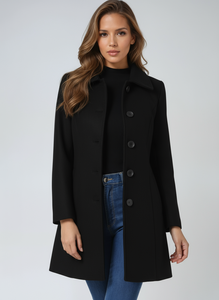 Rosamund coat in Black