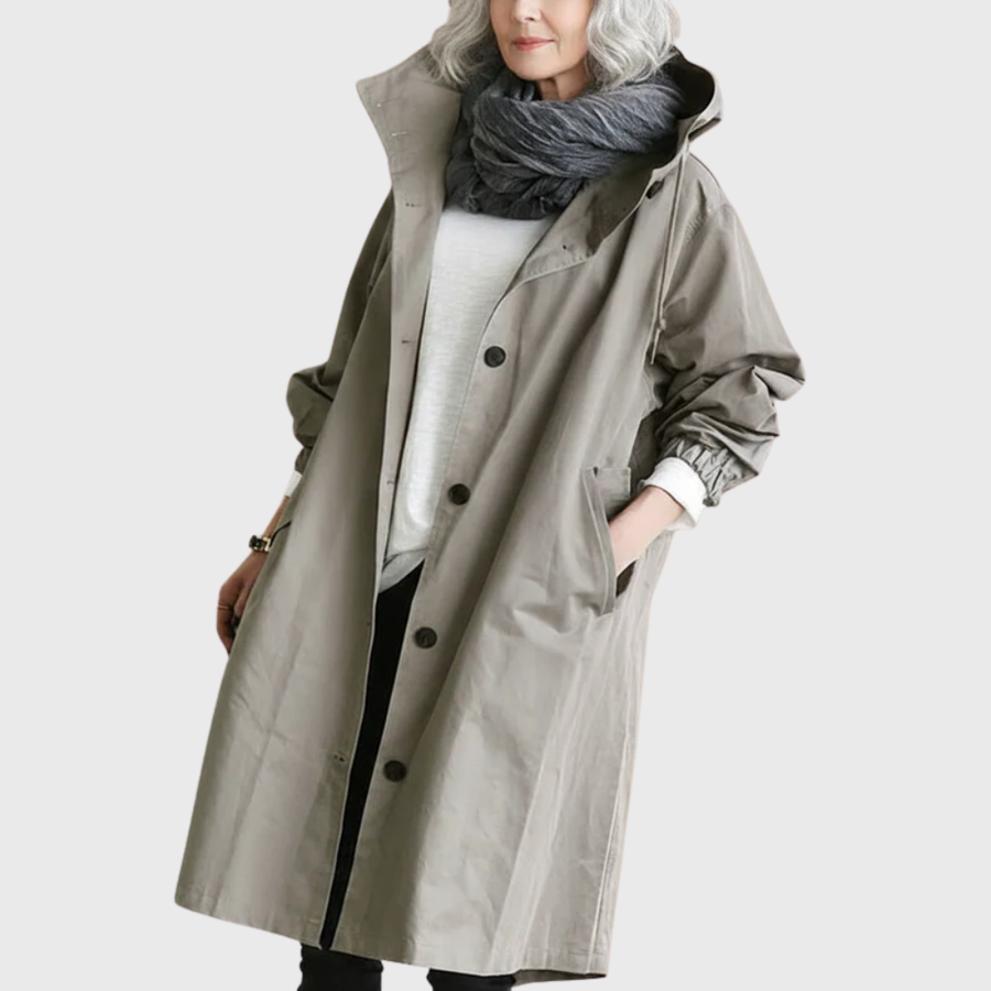 Anwen | Women's Relaxed Long Trench Coat