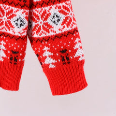 Rupert | Relaxed Nordic Jumper with Reindeer Pattern