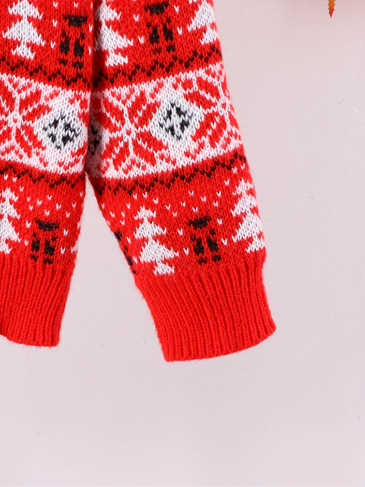 Rupert | Relaxed Nordic Jumper with Reindeer Pattern