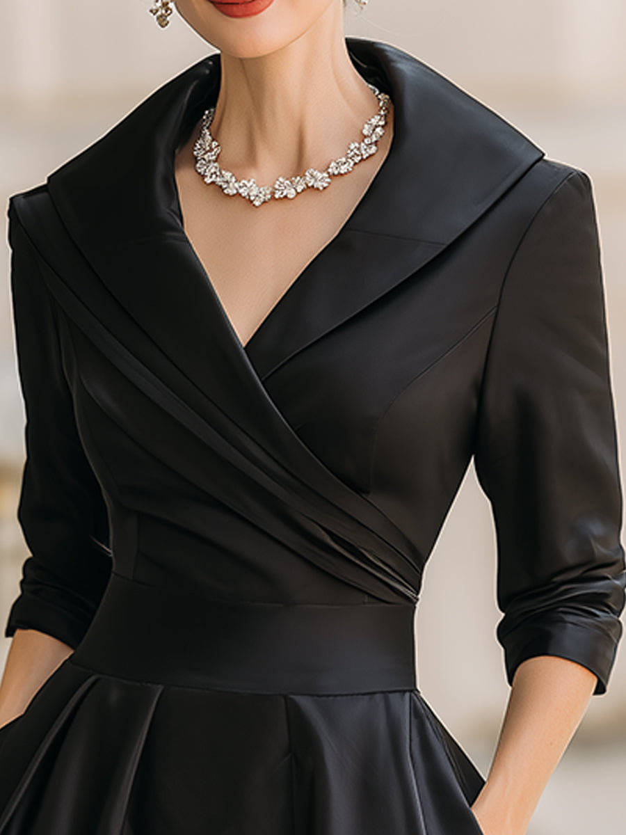 Dahlia | Elegant Evening Dress with V-Neckline