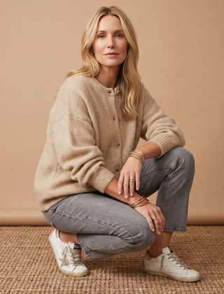 Josephine cardigan in Brown
