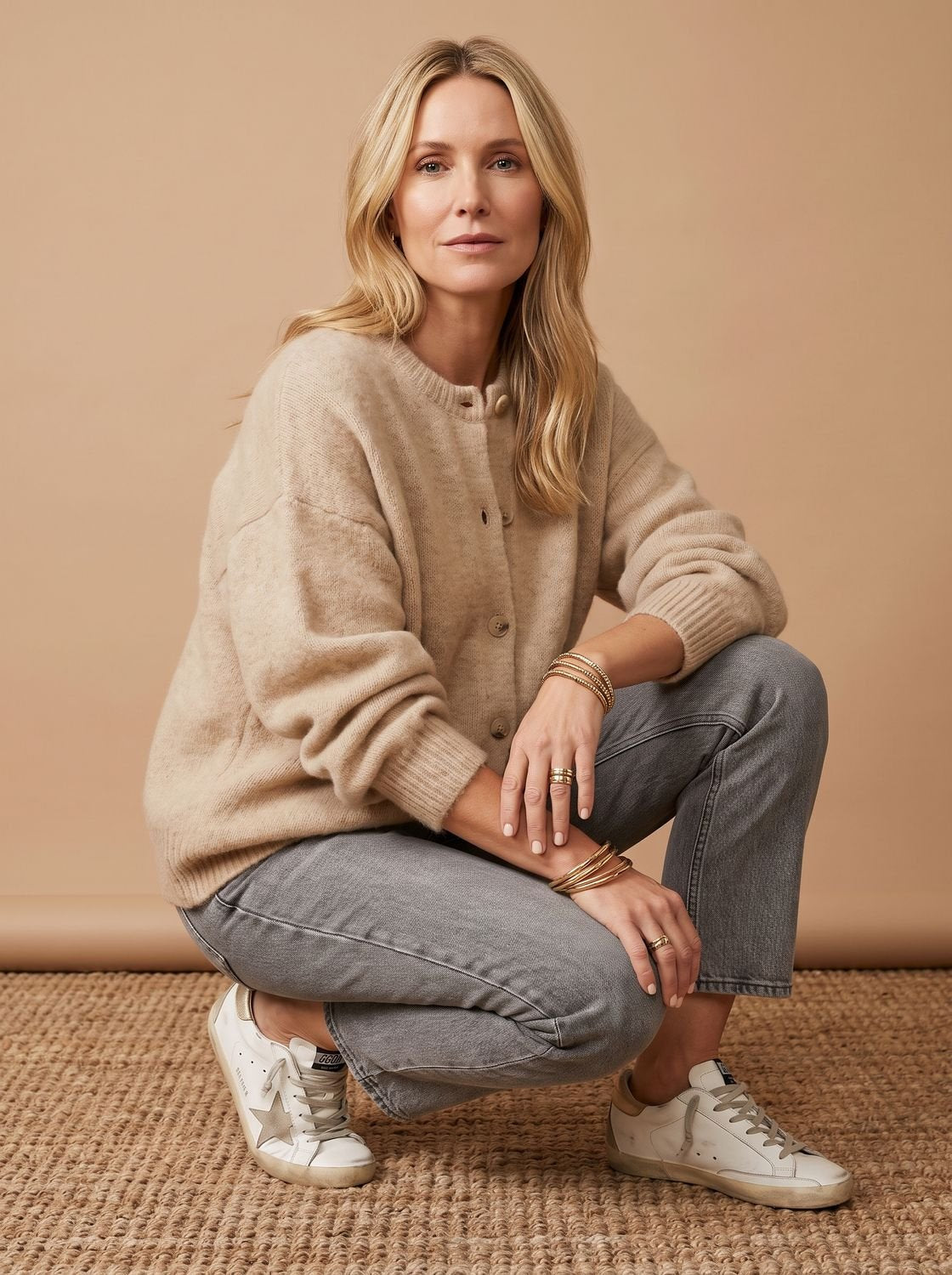Josephine cardigan in Brown