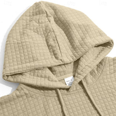 Lachlan | Waffle-Textured Hoodie with Kangaroo Pocket