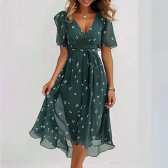 Fleur | Flowing Summer Dress with V-Neckline