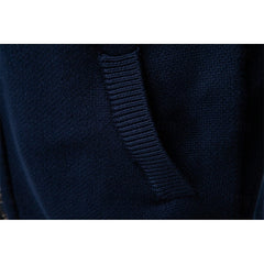 Alistair | Classic Fair Isle Cardigan with Stand Collar