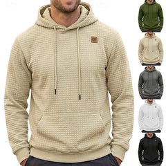Lachlan | Waffle-Textured Hoodie with Kangaroo Pocket