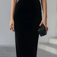 Audrey | Bodycon Midi Dress with Oversized Bow Neckline