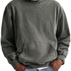 Hazel | Relaxed Retro Hoodie with Cosy Hood - Grey