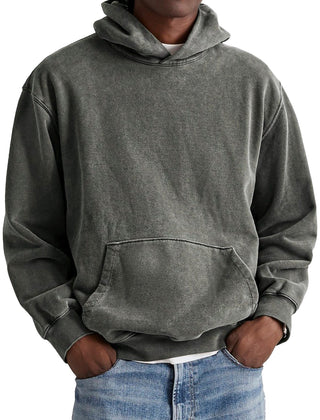 Hazel | Relaxed Retro Hoodie with Cosy Hood - Grey