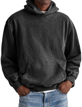 Hazel | Relaxed Retro Hoodie with Cosy Hood - Black