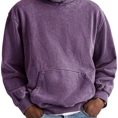 Hazel | Relaxed Retro Hoodie with Cosy Hood - Purple