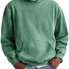 Hazel | Relaxed Retro Hoodie with Cosy Hood - Green