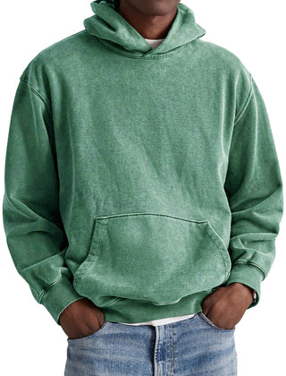 Hazel | Relaxed Retro Hoodie with Cosy Hood - Green