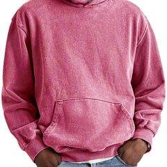 Hazel | Relaxed Retro Hoodie with Cosy Hood - Pink